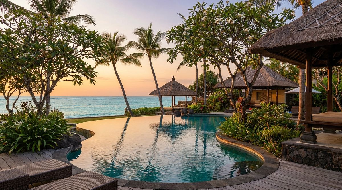 Plážový resort na Bali je dobrou volbou pro pohodovou dovolenou s výlety po ostrově