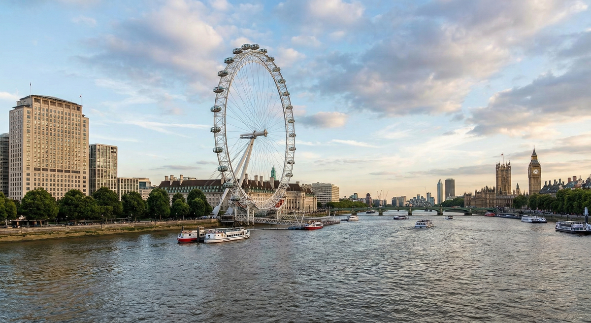 London Eye - prohlédněte si Londýn z výšky