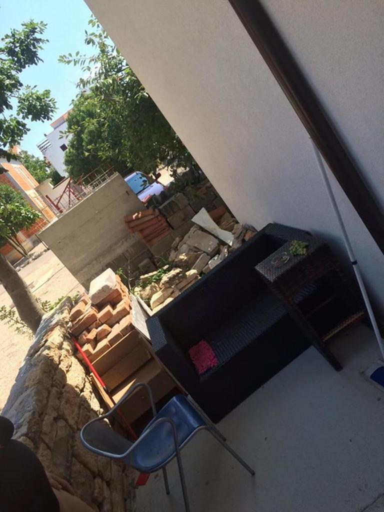 Vila Růža s bazénem Chorvatsko Vodice přízemní ubytování