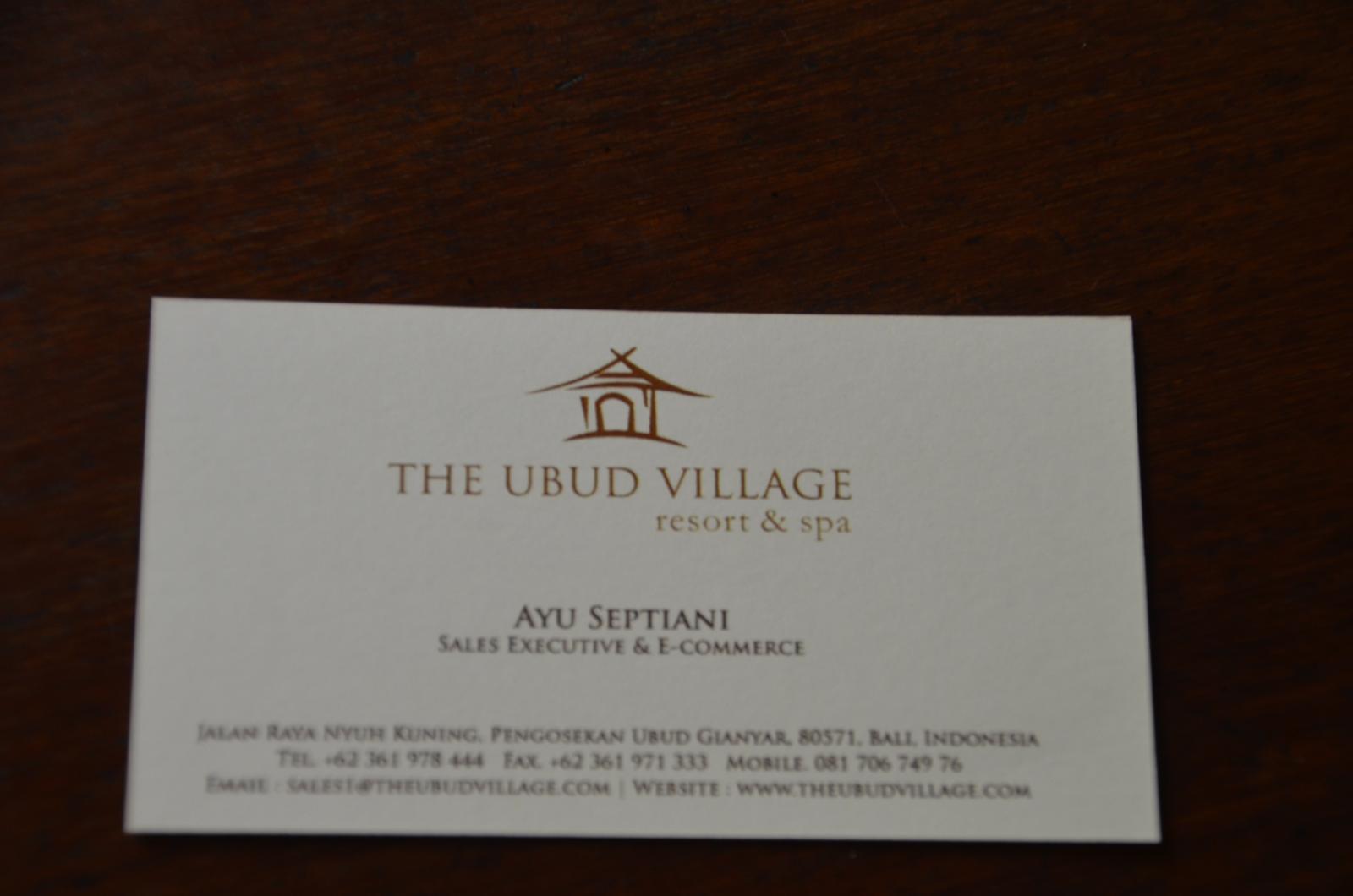 Prohlídka hotelu Ubud Village Resort & Spa *****