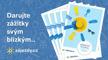 Dárkové poukazy od Zájezdy.cz