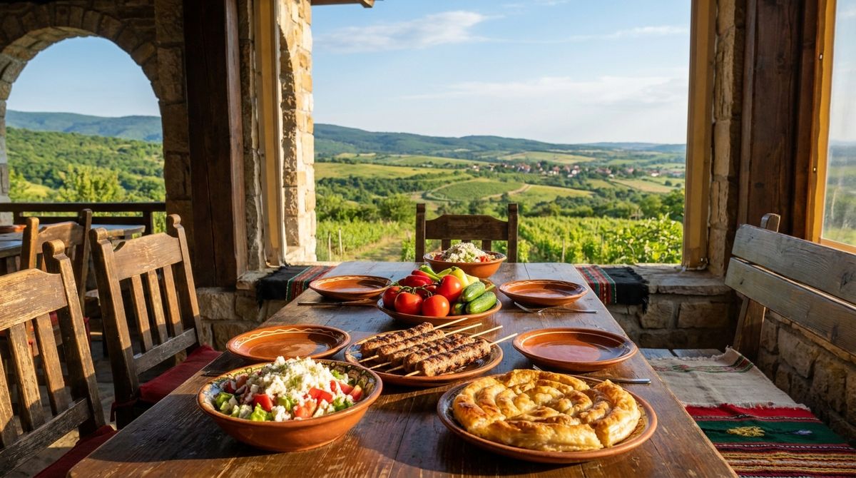 Bulharská kuchyně s typickými slanými i grilovanými specialitami