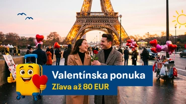Valentínská ponuka - zľava až 80 EUR