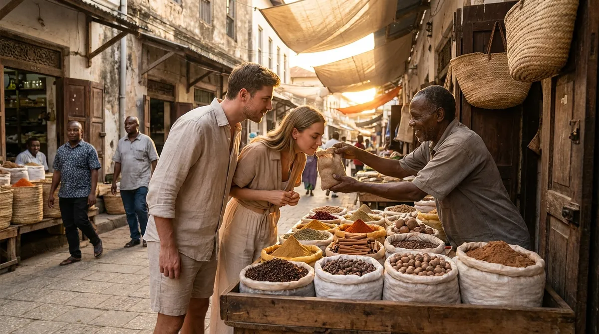Tržiště na Zanzibaru