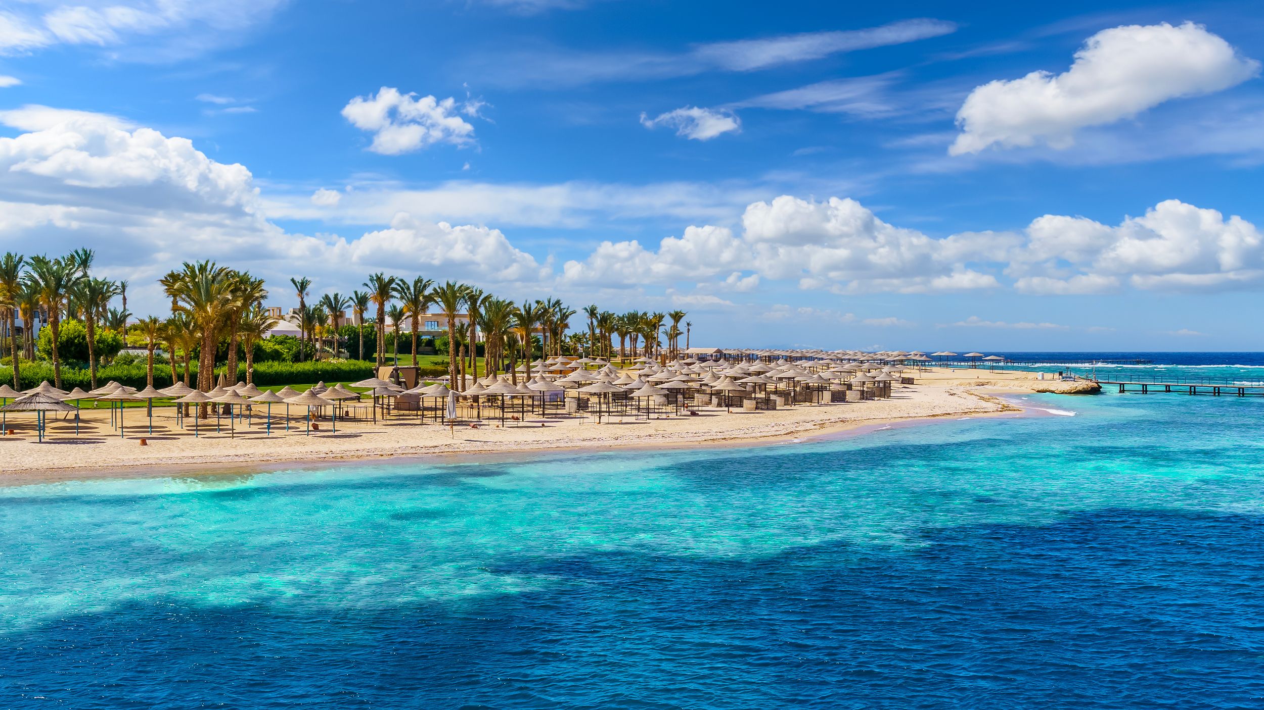 Tyrkysové moře v Marsa Alam
