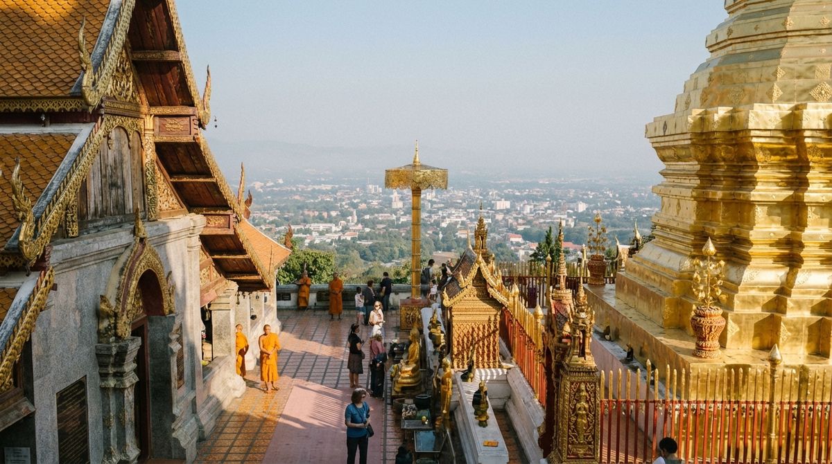 Chiang Mai - chrám Wat Phra That Doi Suthep
