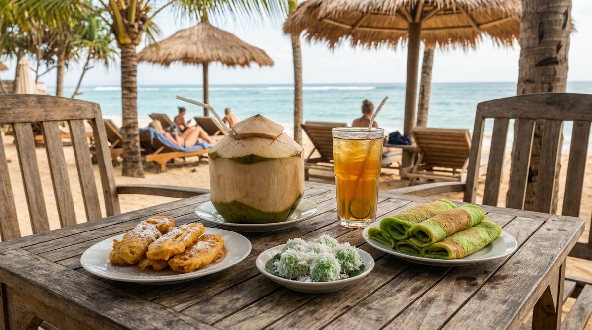 Sladkosti na Bali často využívají kokos, palmový cukr, rýžovou mouku a&amp;nbsp;tropické ovoce