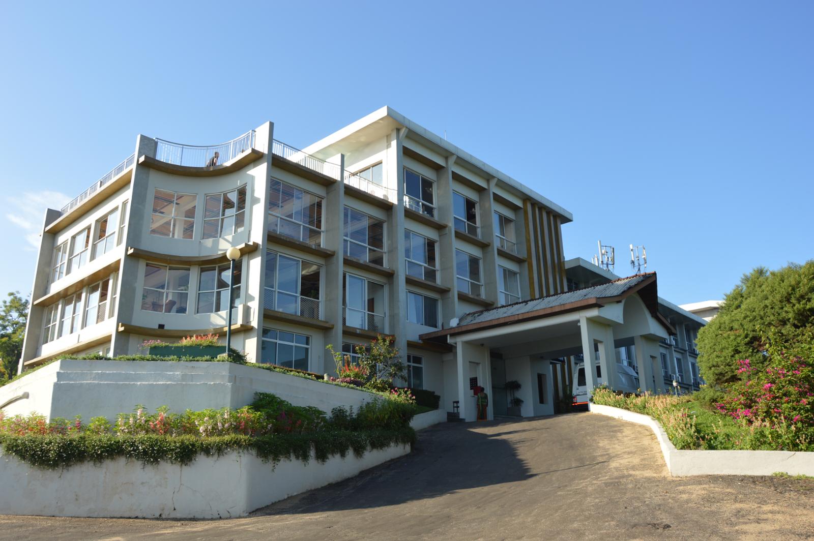 Hotel s krásným výhledem na město