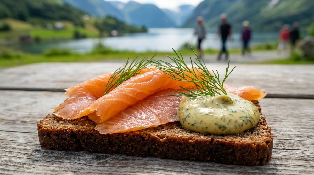 Gravlaks je jedna z nejznámějších norských specialit z lososa