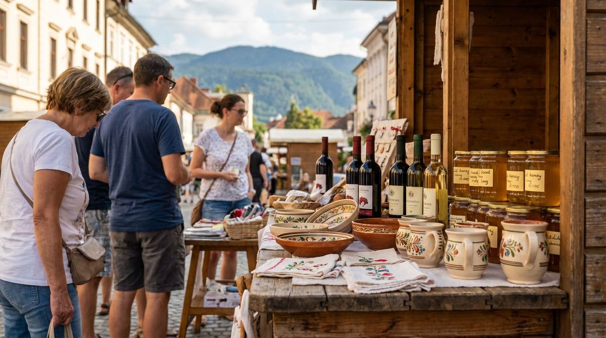 Ze Slovinska si lidé často vozí víno, med nebo řemeslné výrobky